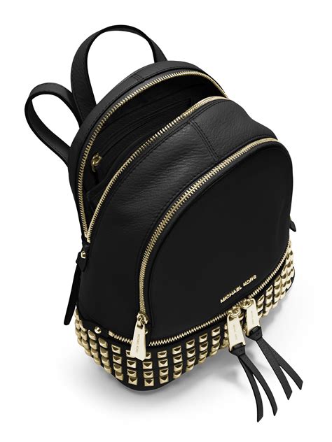 michael kors rhea mini backpack korting|Michael Kors black mini backpack.